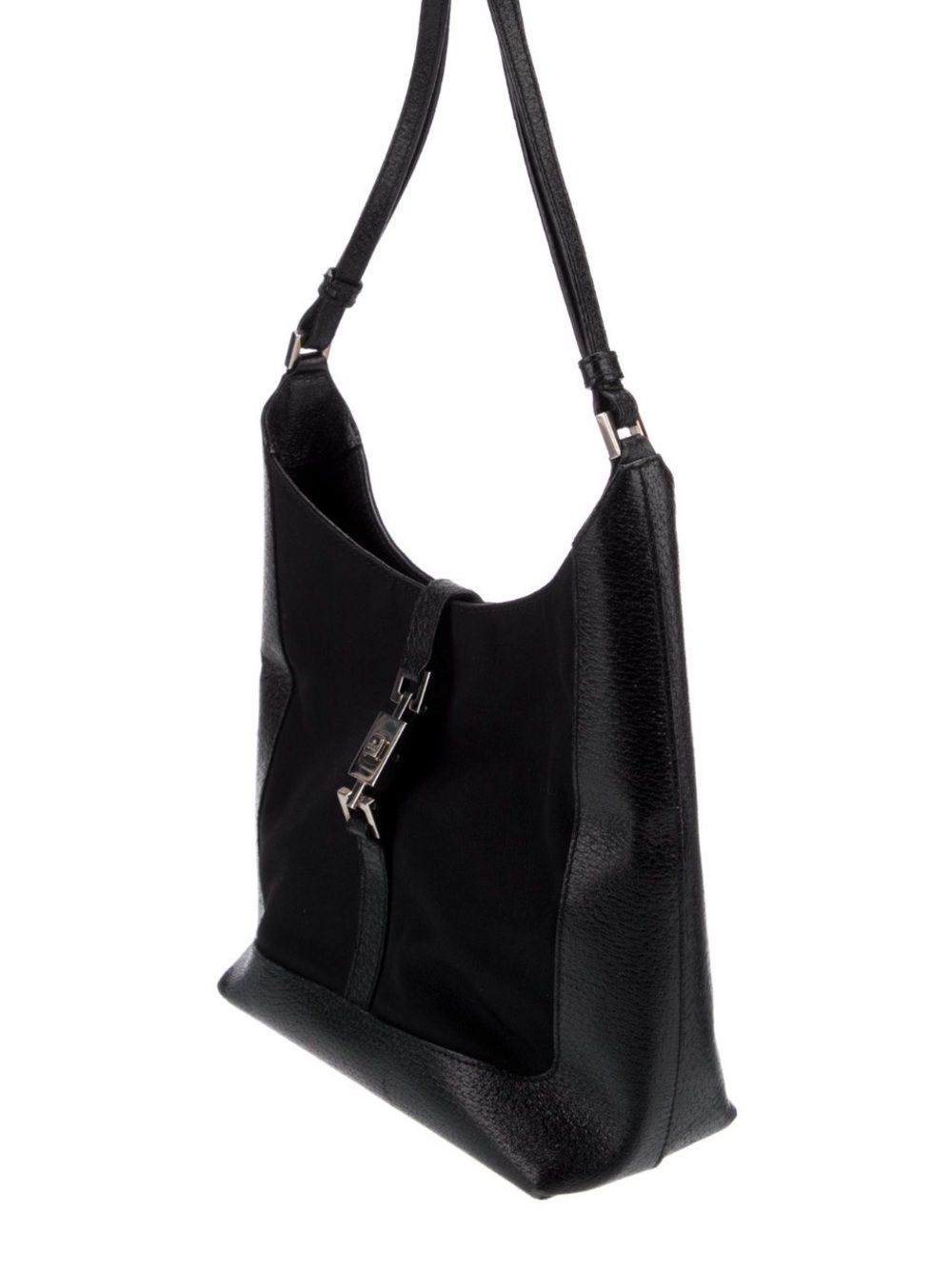 Gucci vintage pistol lock Jackie shoulder bag